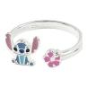 Anillo pie Stitch Disney plata