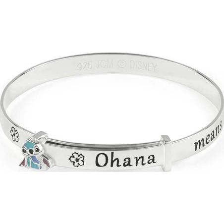 Pulsera Onaha Means Family Stitch Disney plata