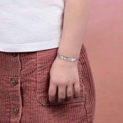 Pulsera Onaha Means Family Stitch Disney plata