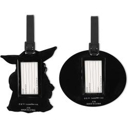 Set 2 Etiquetas de Equipaje Grogu The Mandalorian Star Wars