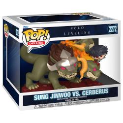 Figura POP Deluxe Solo Leveling Sung Jinwoo vs. Cerberus
