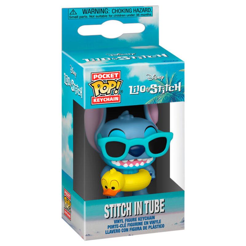 Llavero Pocket POP Disney Lilo & Stitch - Stitch in Tube