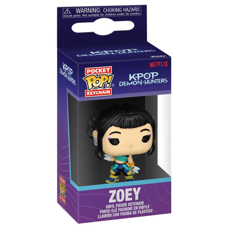Llavero Pocket POP KPop Demon Hunters Zoey