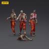 Zombie Pack de 4 Figuras Dark Source Mechanic Team 8 cm