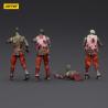 Zombie Pack de 4 Figuras Dark Source Mechanic Team 8 cm