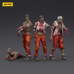 Zombie Pack de 4 Figuras Dark Source Mechanic Team 8 cm