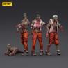 Zombie Pack de 4 Figuras Dark Source Mechanic Team 8 cm
