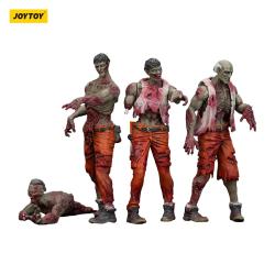 Zombie Pack de 4 Figuras Dark Source Mechanic Team 8 cm