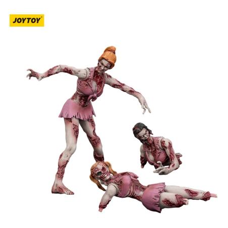 Zombie Pack de 3 Figuras Dark Source Cheer Leaders 8 cm