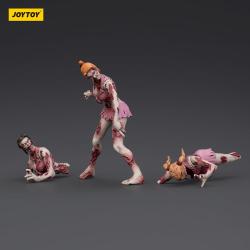 Zombie Pack de 3 Figuras Dark Source Cheer Leaders 8 cm