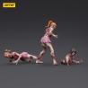 Zombie Pack de 3 Figuras Dark Source Cheer Leaders 8 cm