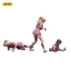Zombie Pack de 3 Figuras Dark Source Cheer Leaders 8 cm