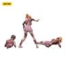 Zombie Pack de 3 Figuras Dark Source Cheer Leaders 8 cm