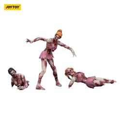 Zombie Pack de 3 Figuras Dark Source Cheer Leaders 8 cm