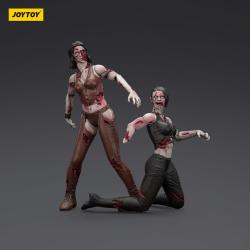 Zombie Pack de 2 Figuras Dark Source Female wrestlers 8 cm
