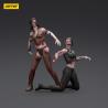 Zombie Pack de 2 Figuras Dark Source Female wrestlers 8 cm