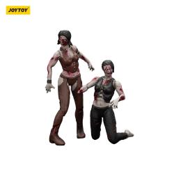 Zombie Pack de 2 Figuras Dark Source Female wrestlers 8 cm