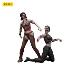 Zombie Pack de 2 Figuras Dark Source Female wrestlers 8 cm