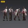 Zombie Pack de 4 Figuras Dark Source Scientists (Male) 8 cm