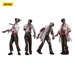 Zombie Pack de 4 Figuras Dark Source Scientists (Male) 8 cm