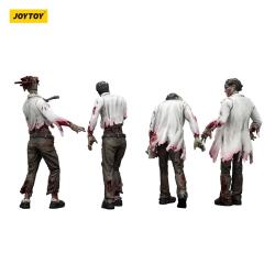 Zombie Pack de 4 Figuras Dark Source Scientists (Male) 8 cm