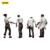 Zombie Pack de 4 Figuras Dark Source Scientists (Male) 8 cm