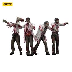 Zombie Pack de 4 Figuras Dark Source Scientists (Male) 8 cm