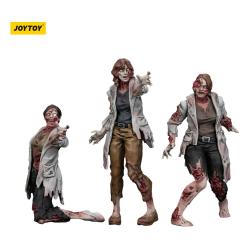 Zombie Pack de 3 Figuras Dark Source Scientists (Female) 8 cm