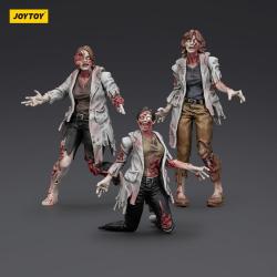 Zombie Pack de 3 Figuras Dark Source Scientists (Female) 8 cm