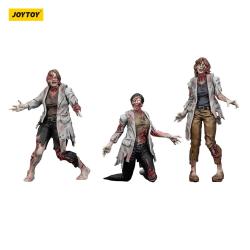 Zombie Pack de 3 Figuras Dark Source Scientists (Female) 8 cm