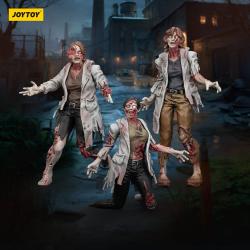 Zombie Pack de 3 Figuras Dark Source Scientists (Female) 8 cm