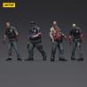 Zombie Pack de 4 Figuras Dark Source Police (Male) 8 cm
