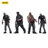 Zombie Pack de 4 Figuras Dark Source Police (Male) 8 cm