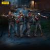 Zombie Pack de 4 Figuras Dark Source Police (Male) 8 cm