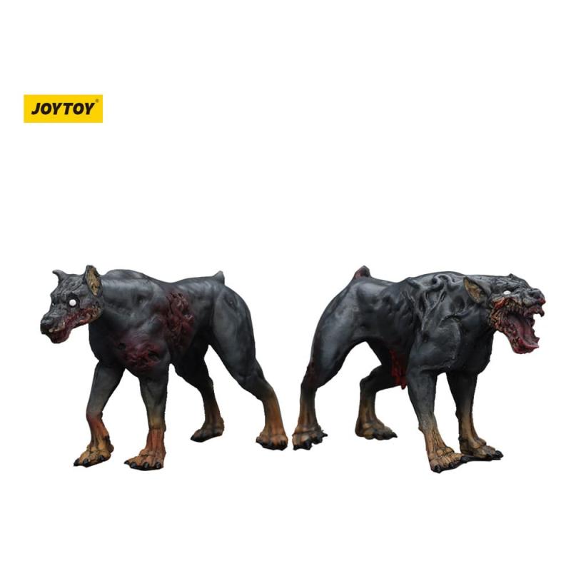 Zombie Pack de 2 Figuras Dark Source Police Dogs 8 cm