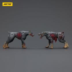 Zombie Pack de 2 Figuras Dark Source Police Dogs 8 cm