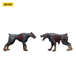 Zombie Pack de 2 Figuras Dark Source Police Dogs 8 cm