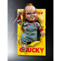 Muñeco Diabólico, Chucky Escultura de Pared 1/1 Bride of Chucky (PREPEDIDO)