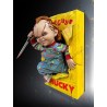 Muñeco Diabólico, Chucky Escultura de Pared 1/1 Bride of Chucky (PREPEDIDO)
