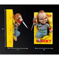 Muñeco Diabólico, Chucky Escultura de Pared 1/1 Bride of Chucky (PREPEDIDO)