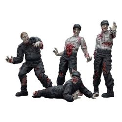 Zombie Pack de 4 Figuras Dark Source Security Guards 8 cm