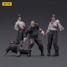 Zombie Pack de 4 Figuras Dark Source Security Guards 8 cm