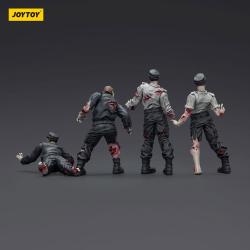 Zombie Pack de 4 Figuras Dark Source Security Guards 8 cm