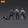 Zombie Pack de 4 Figuras Dark Source Security Guards 8 cm