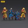 Zombie Pack de 4 Figuras Dark Source Biochemical Lab Team 8 cm