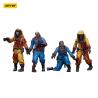 Zombie Pack de 4 Figuras Dark Source Biochemical Lab Team 8 cm