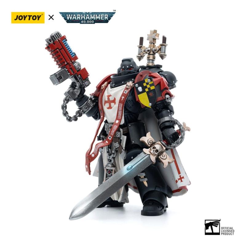 Warhammer 40k Figura 1/18 Black Templars Sword Brethren Brother Lombast 12 cm