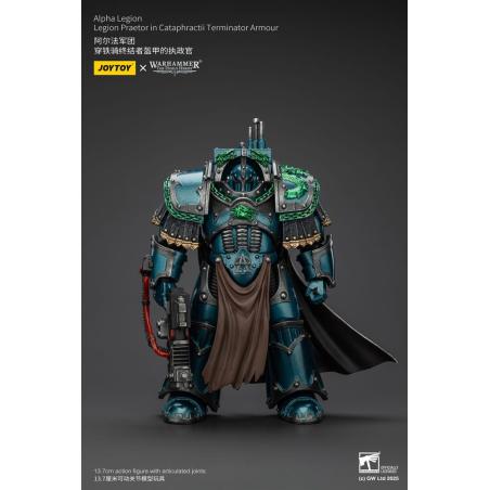Warhammer The Horus Heresy Figura Alpha Legion Legion Praetor in Cataphractii Terminator Armour 18 cm