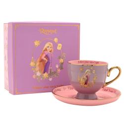 Taza te y platillo Rapunzel Princesas Disney