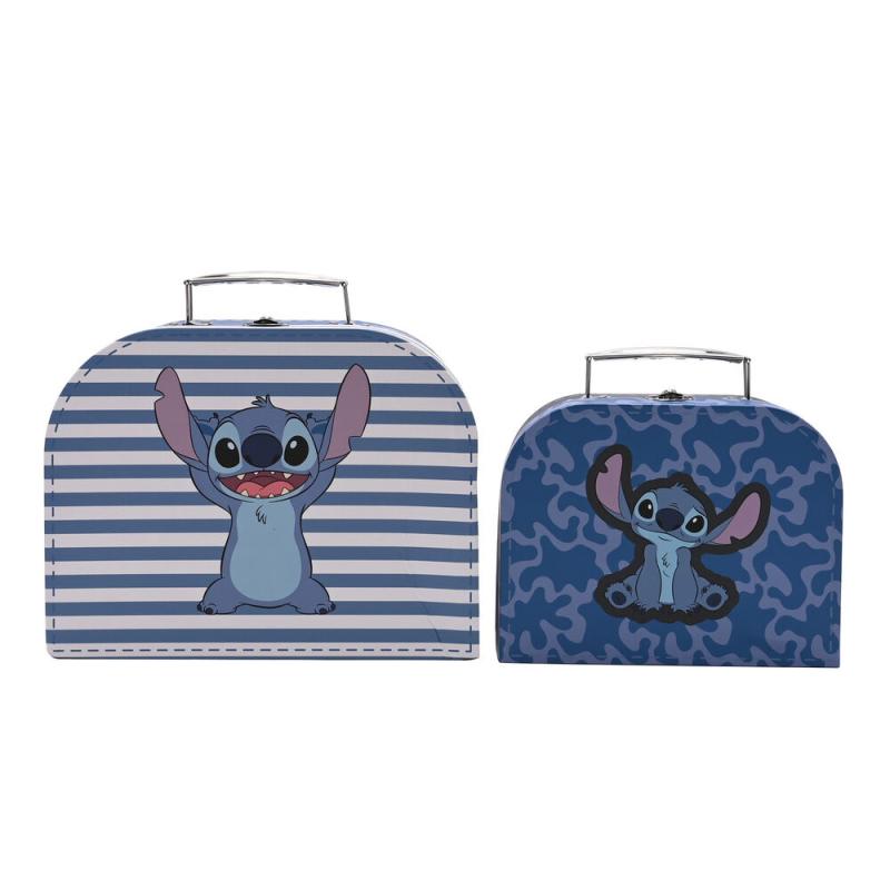 Set 2 cajas almacenamiento Stitch Disney